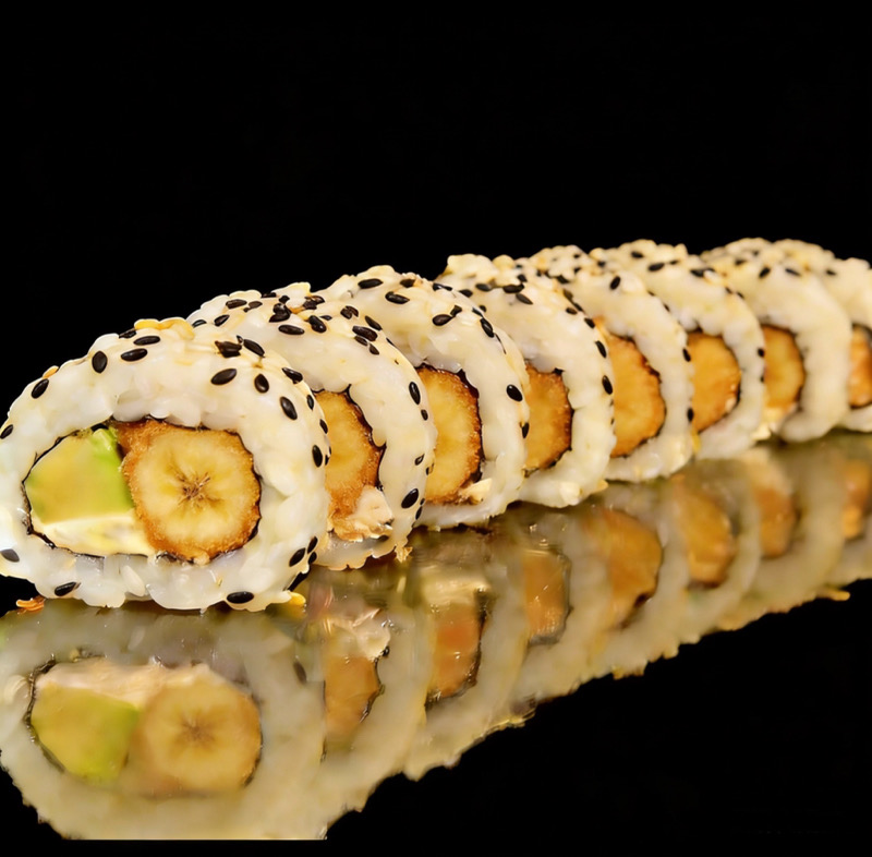 39C. Tropical Plátano Roll (8PIEZAS)