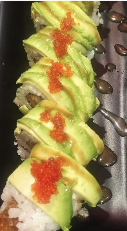 dragon roll crevettes