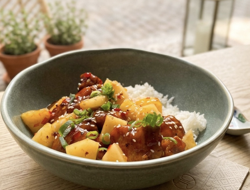 Bol poulet ananas