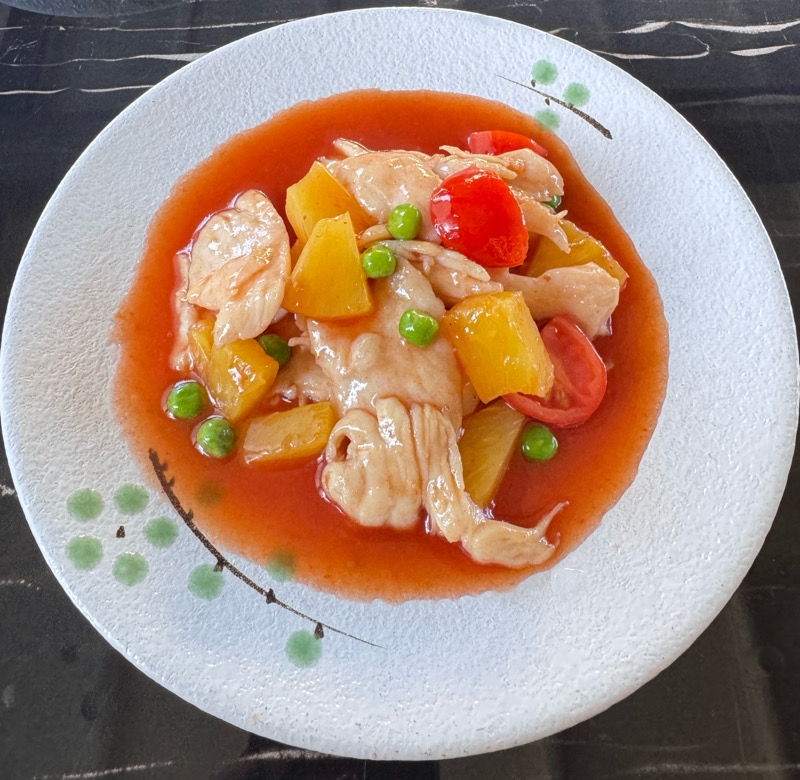 507.pollo salsa agrodolce