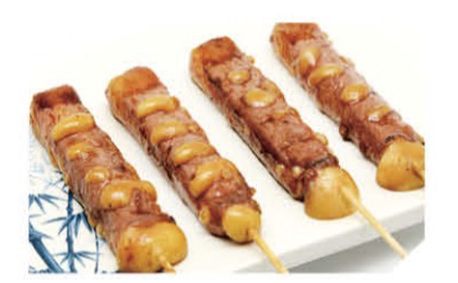 4 brochettes boeuf au fromage