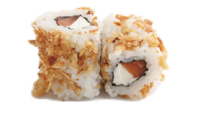 217 California oignon frit (Saumon Cheese)