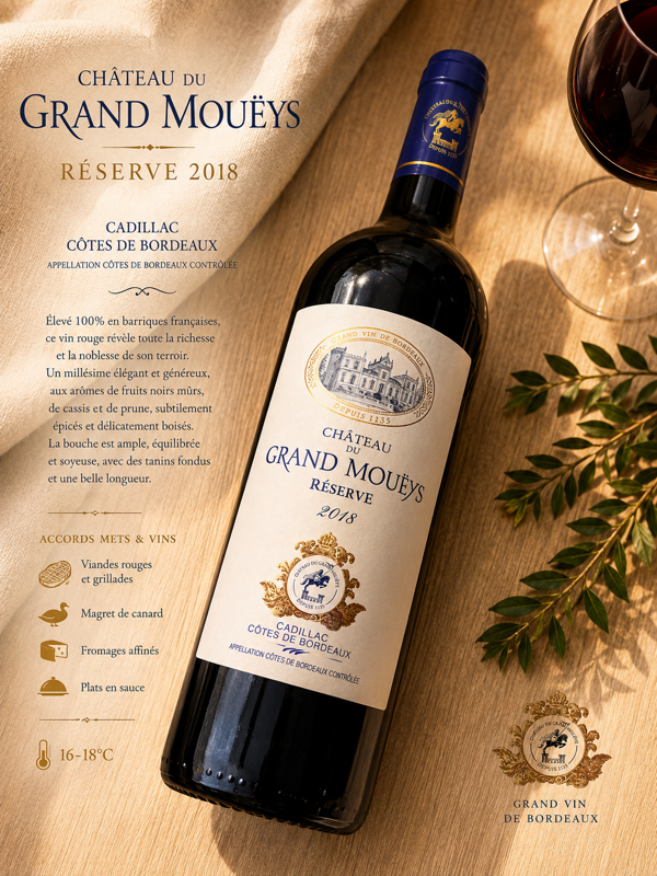 Château du Grand Mouëys Réserve 2018