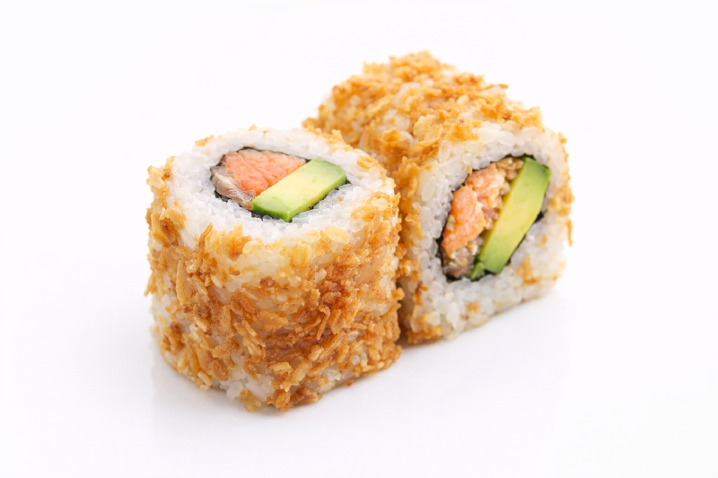 ⭐️ OF1 Oignon frit roll saumon avocat