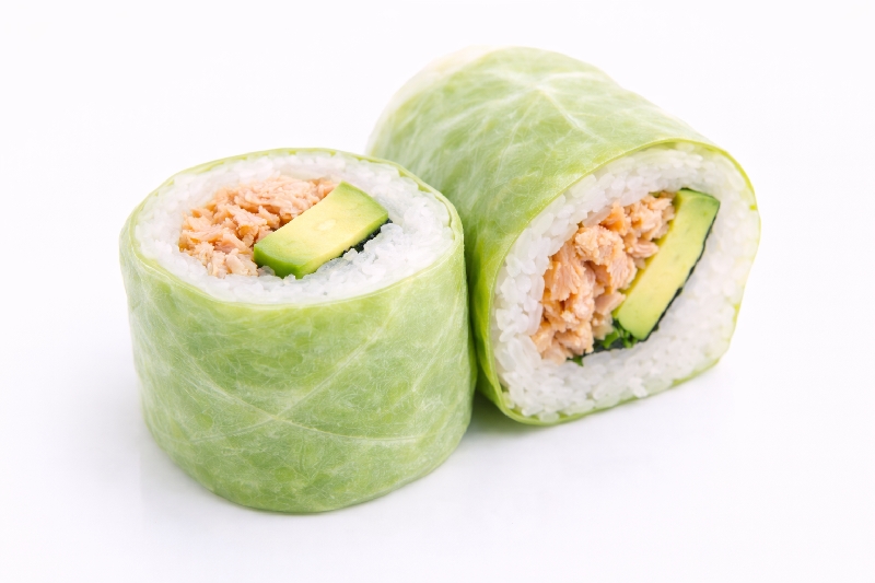 R7 Printemps roll saumon cuit avocat