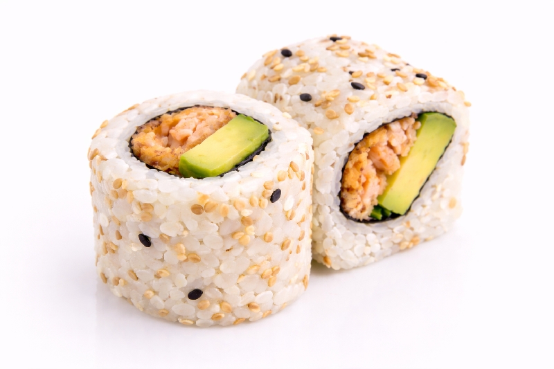 C8 California saumon cuit avocat