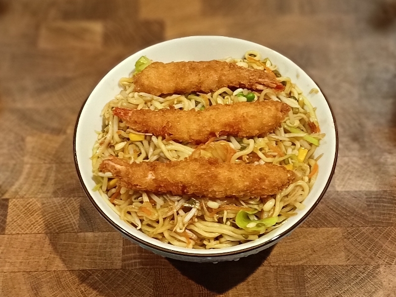 Yakisoba tempuras