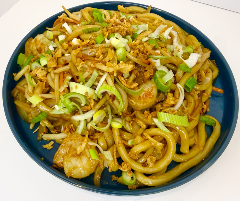 U3. Udon saute au crevettes