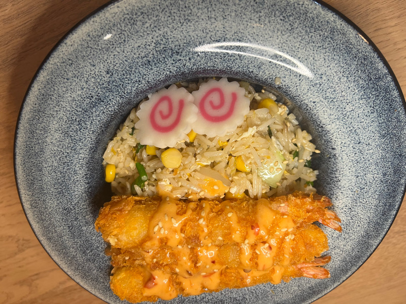 E1. Riz sauté avec tempura