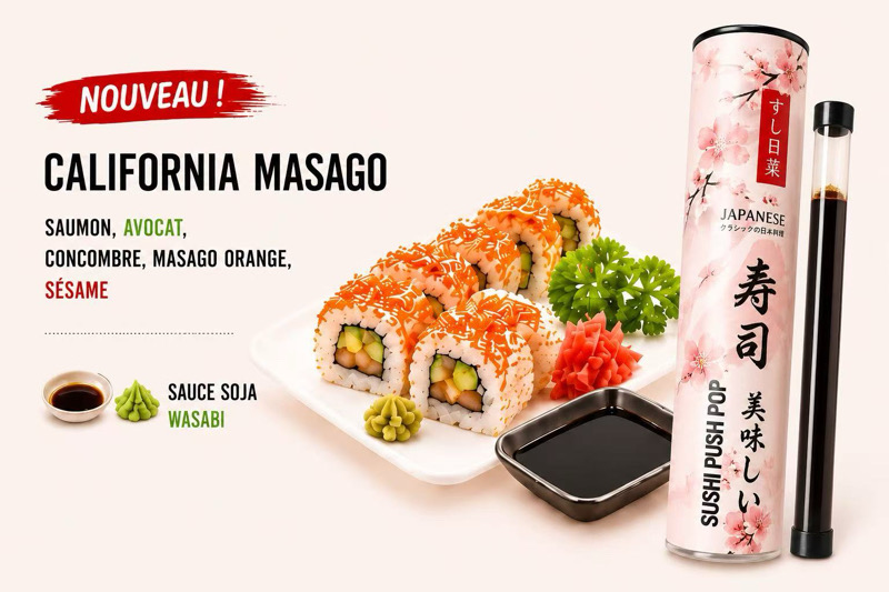 Pop california masago