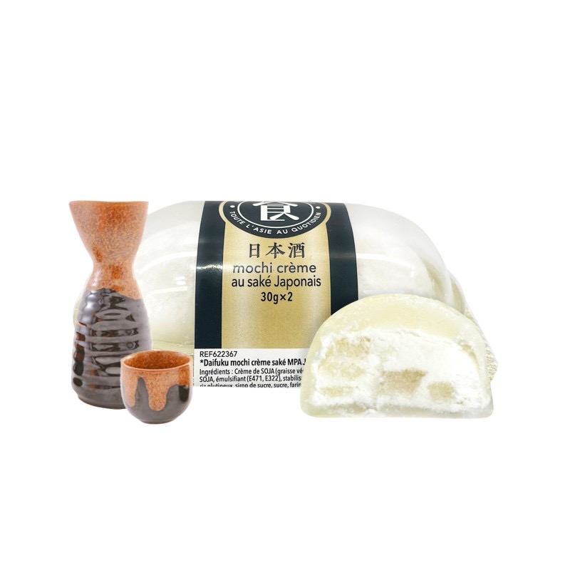 mochi crème saké( alcoolisés)