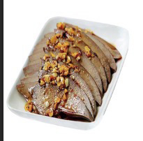 79.Salade de foie de porc à l’ail蒜泥猪肝