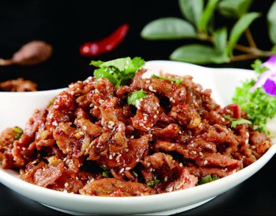 807.Agneau sauté au cumin孜然羊肉