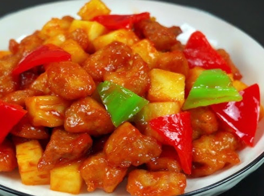 500.Poulet à l’aigre doux古老鸡
