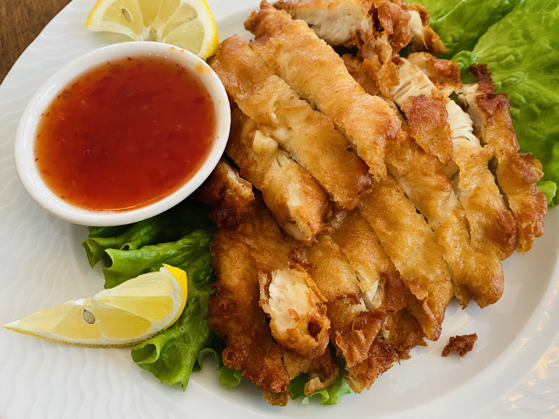 505.Escalope de poulet croustillant du chef脆炸鸡排