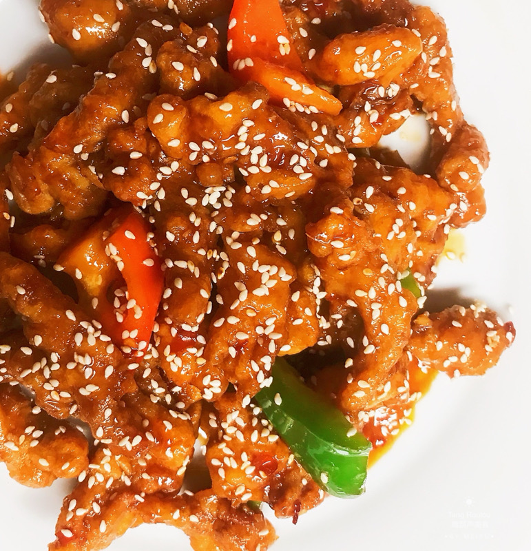 509.Poulet croustillant à la sauce aigre-douce脆皮鸡柳