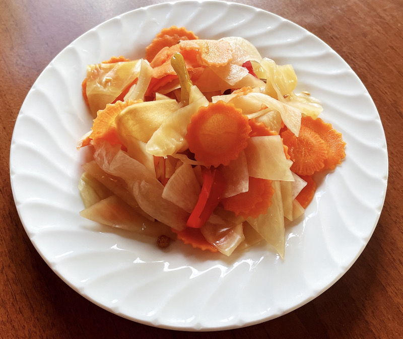 74.Salade de pickles du Sichuan川味跳水泡菜