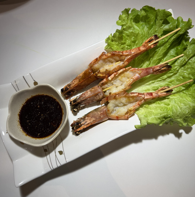 23. Brochettes de gambas (3 pièces)