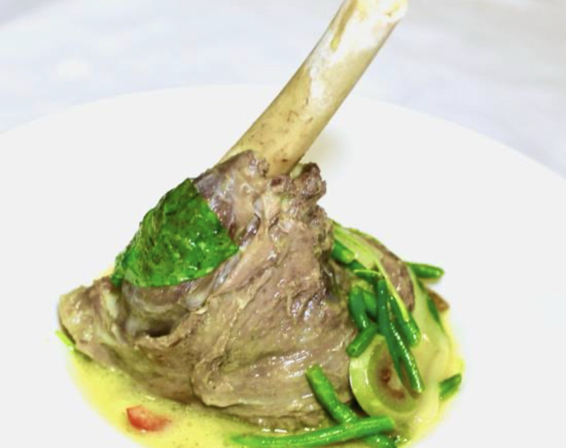 30. Agneau au curry vert🌶️