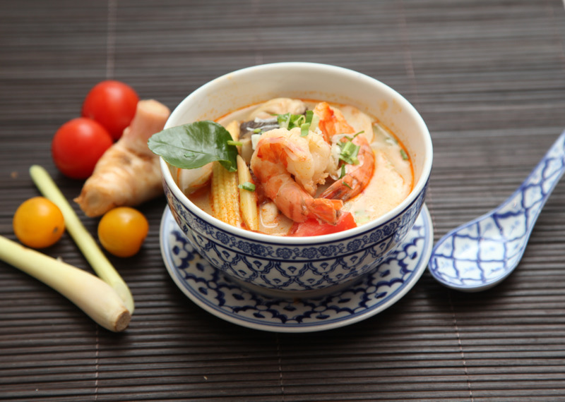 S1. Soupe de crevettes à la citronnelle🌶️