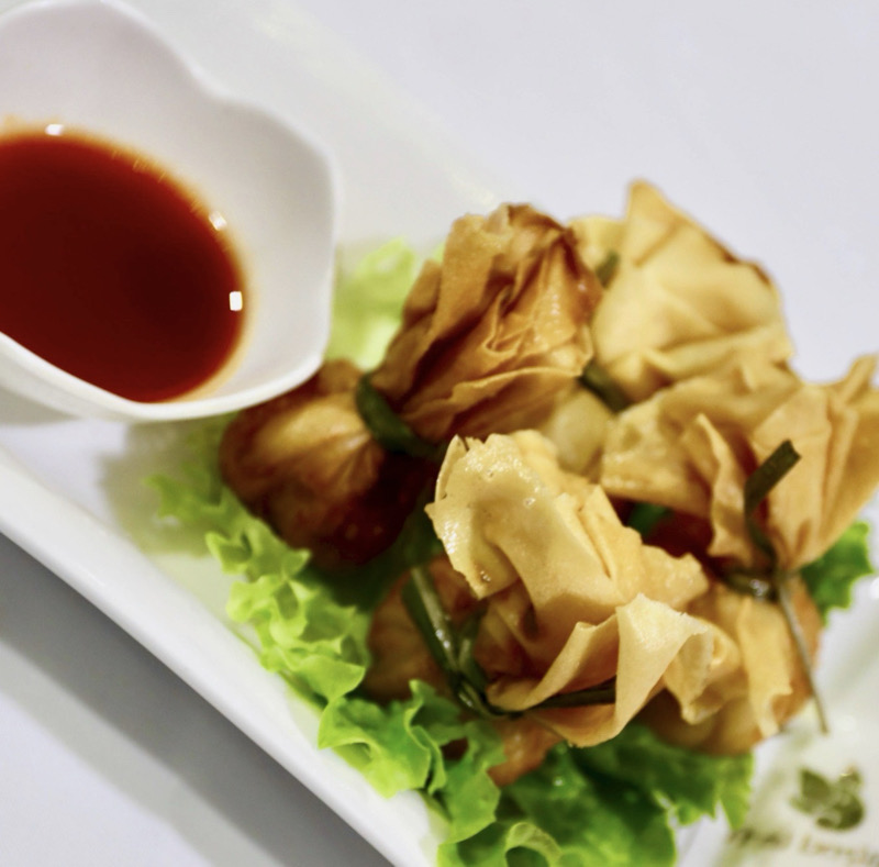 4. Papillottes farcies aux crevettes (4 pièces)