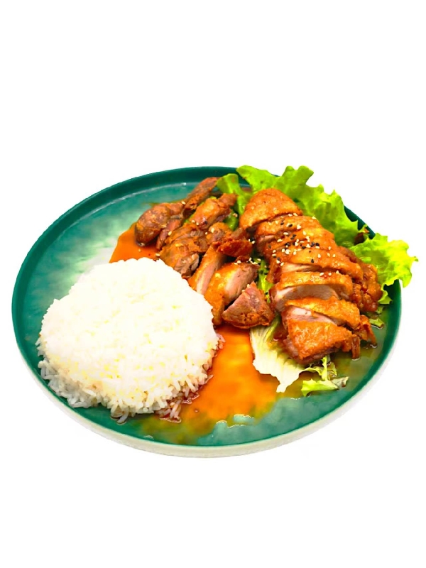 C3 canard laqué sauce miel m