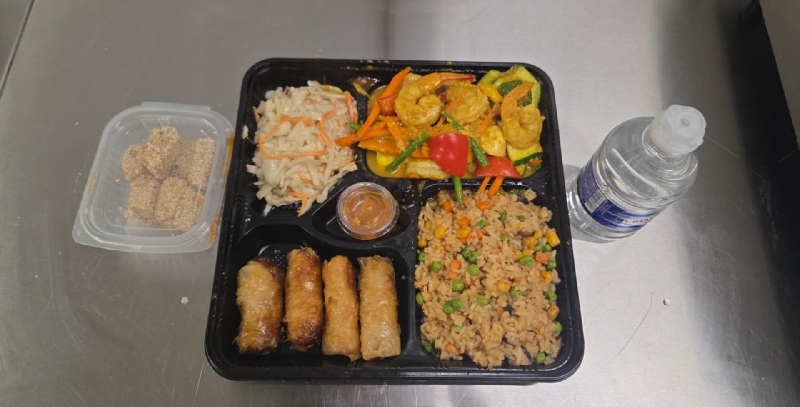 super combo crevettes à la sauce thaïlandais