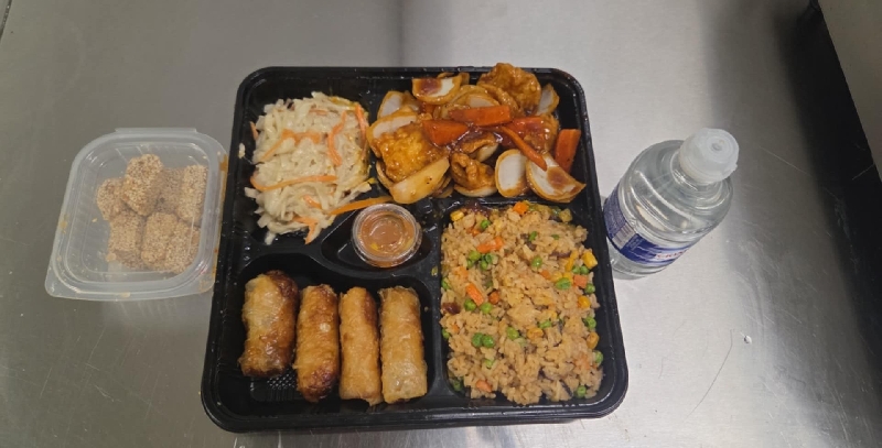 super combo porc à la sauce caramel