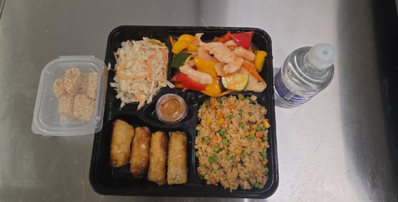 super combo porc à la sauce aigre-douce