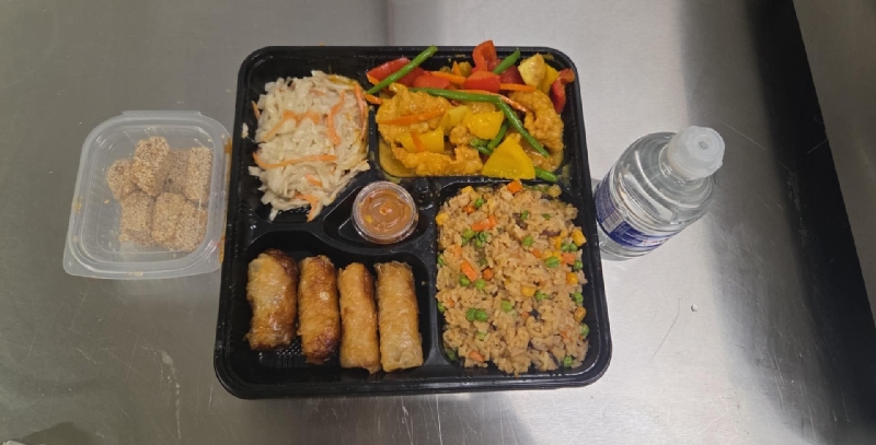 super combo porc à la sauce curry