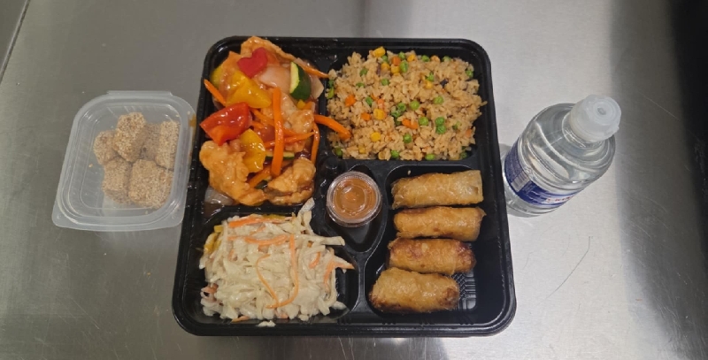 super combo poisson à la sauce aigre-douce