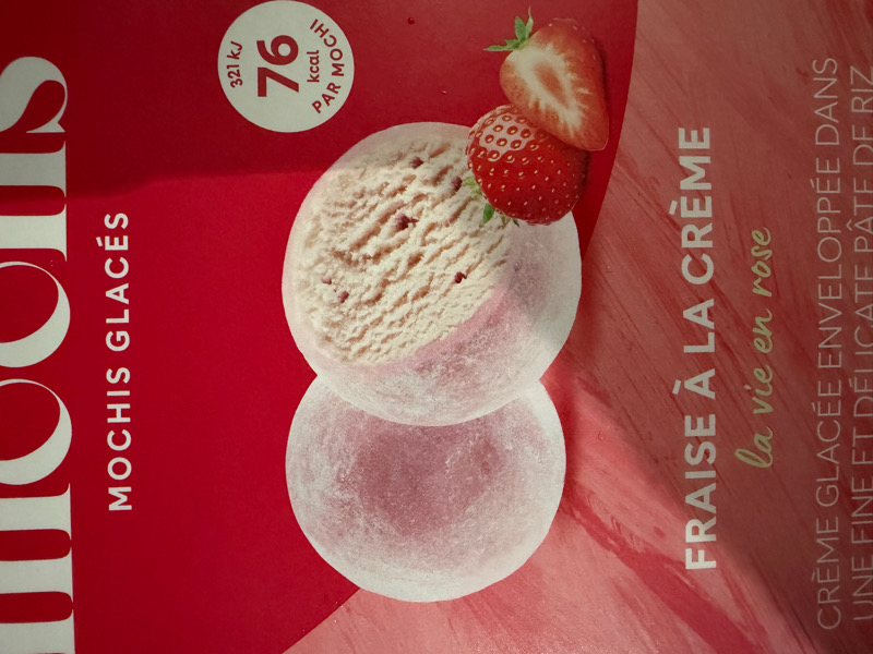 Mochi glacé fraise